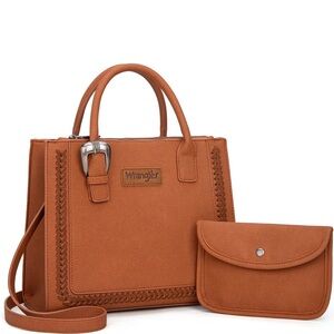 Wrangler Brown Women's Satchel bag